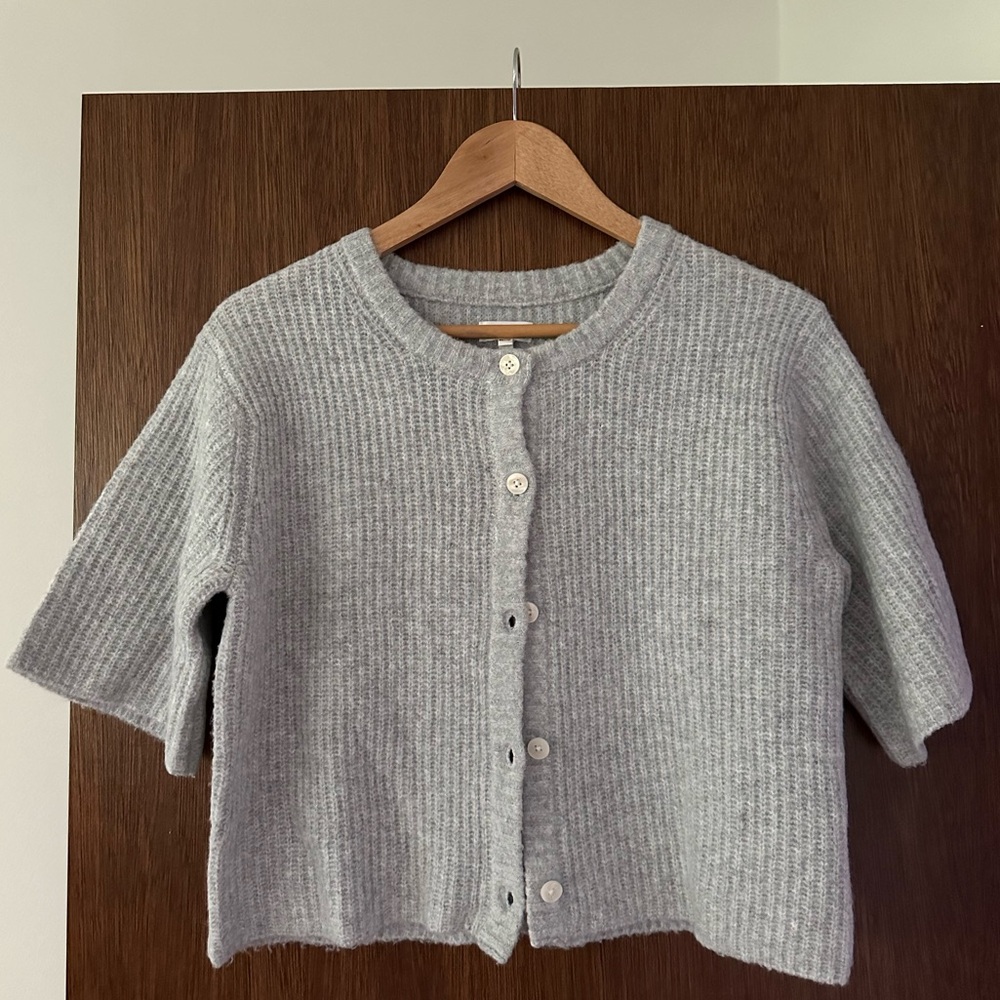 Aerie Unreal Short Sleeve Cardigan